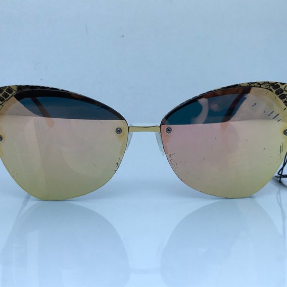 Leith Sunglasses Women Sunglasses Gold Plated Cat - Picture 2 of 14